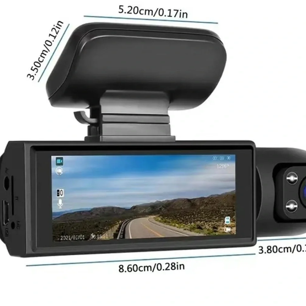 COPY - Dual Dash Cam Front And Inside 1080P camera for car